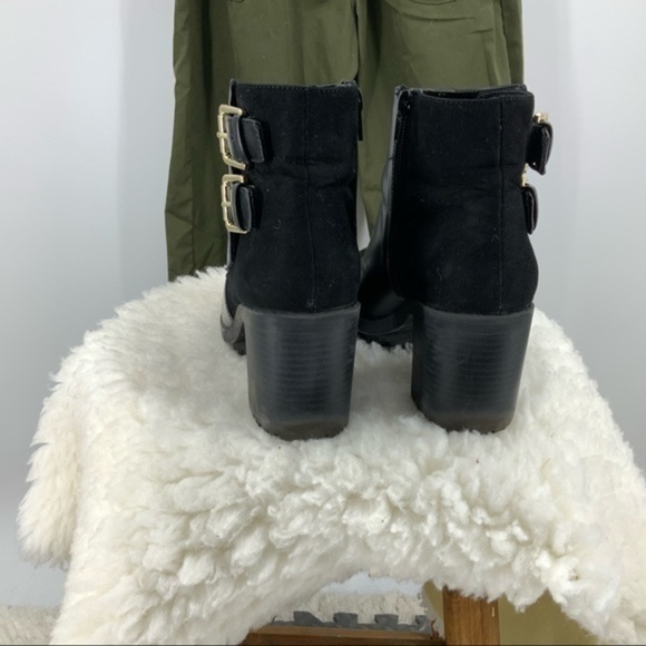 Zara Trafaluc Black ankle boot 8/38 - Picture 3 of 8